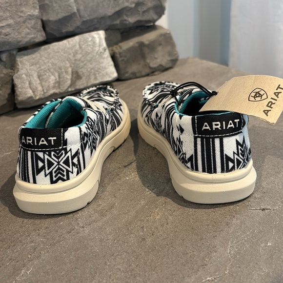 Ariat Stark Southwest FLX Foam sole,cushioning insole,no tie elastic laces,Aztec - Picture 4 of 9